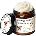 Starwise Beef Tallow for Skin, 100% Grass-Fed Whipped Beef Tallow and Honey Balm, Moisturizer for Face & Body, Natural Formula with Organic Jojoba Beauty & Personal Care Starwise