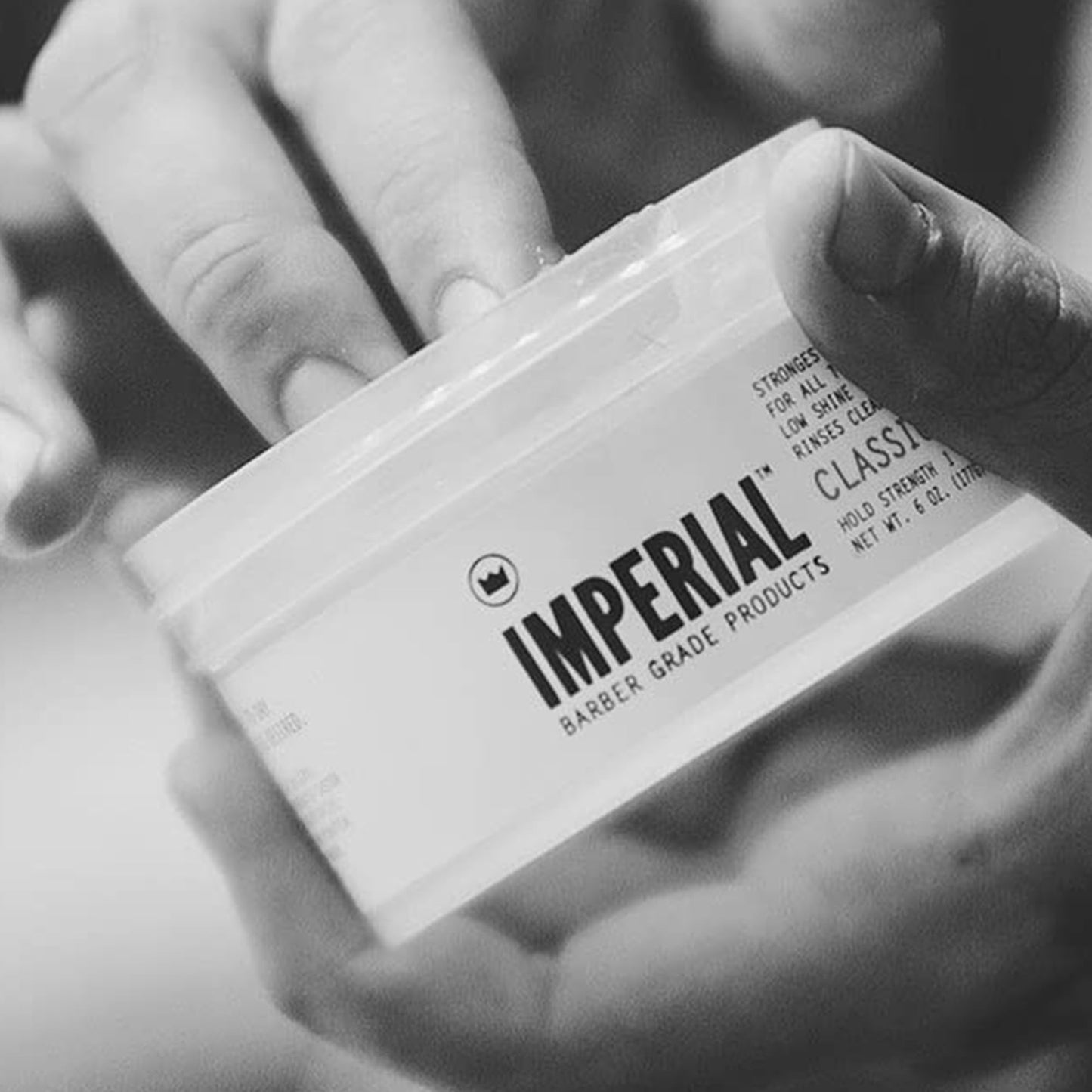 Imperial Barber Grade Products | Classic Pomade, 6 oz | Strong Hold | Low Shine | Water-Based | Easy to Wash Out | For Tight Holds and Styles Beauty & Personal Care Imperial Barber Grade Products