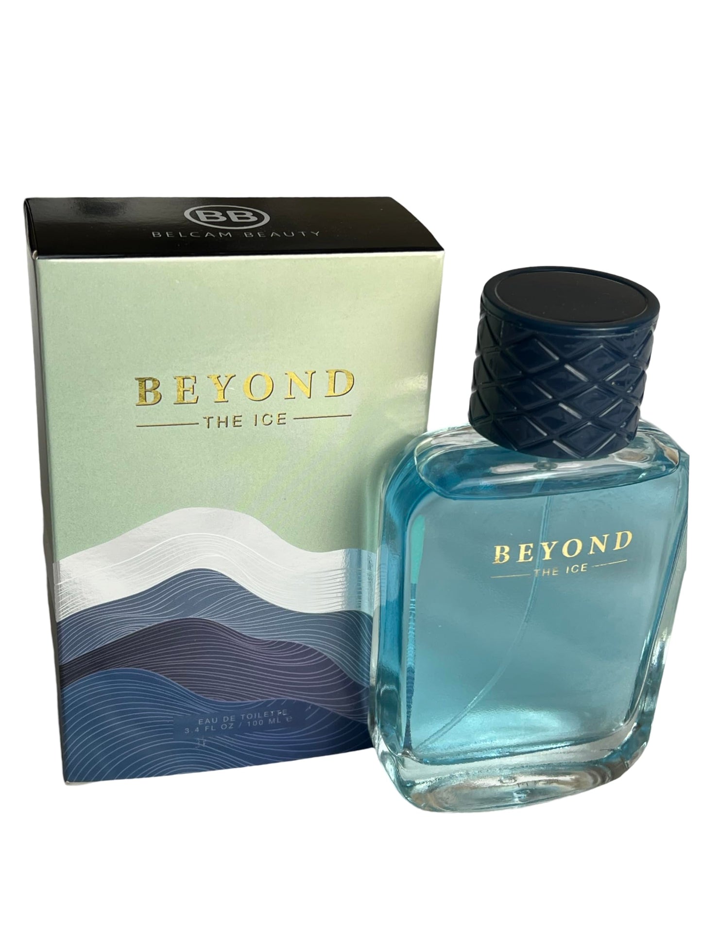 BEYOND THE ICE Eau de Toilette for Men, 3.4 fl oz, Bergamot, Sage, Cedar Notes Beauty & Personal Care Belcam Beauty