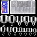 Clear Soft Gel ToeNail Tips, Melous 600PCS Full Cover Nail Tips Gel Nail Tips Clear False Fake Nails Beauty & Personal Care Melous