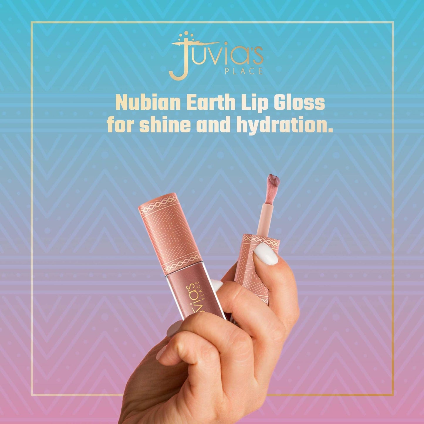 Juvia's Place Nubian Earth Glass Lip Gloss Mirage - Non-sticky Lip Gloss Makeup, Hydrating, Tinted, Shine & Glow Lip Makeup, Beauty & Personal Care Beauty & Personal Care Juvia's Place