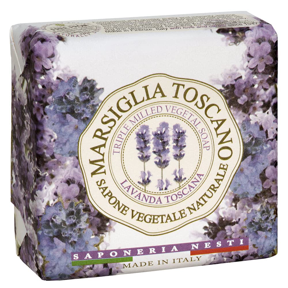 Nesti Dante Marsiglia Toscano Triple Milled Vegetal Soap, Lavanda Toscana, 7 Ounce Beauty & Personal Care Nesti Dante