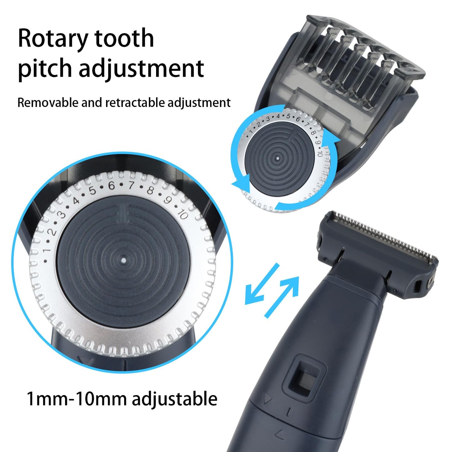 QDKVTNDJZ Beard Trimmer/Hair Clippers for Men, 5 in 1 Grooming Shaving Kit for Face, Mustache, Body, Ear, Nose, Waterproof Cordless Barber Clippers Beauty and Personal Care QDKVTNDJZ