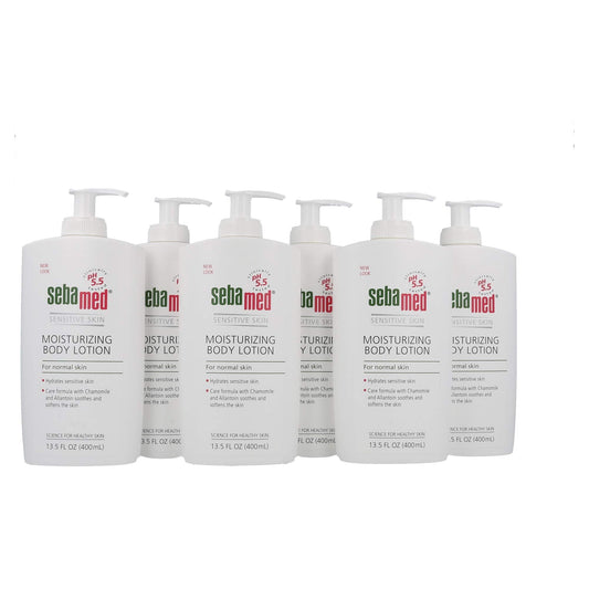 Sebamed Moisturizing Body Lotion, Sensitive Skin 13.50 oz (Pack of 6) Beauty & Personal Care SEBAMED