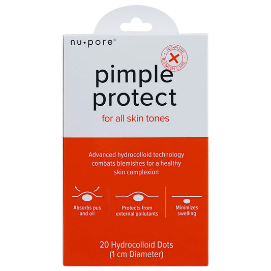Nu-pore Hydrocolloid Bandages - Pimple Patch Acne and Blemish Patches to Help Blemish Control, 20 Pimple Stickers Per Pack (24 Pack) Beauty & Personal Care nu-pore