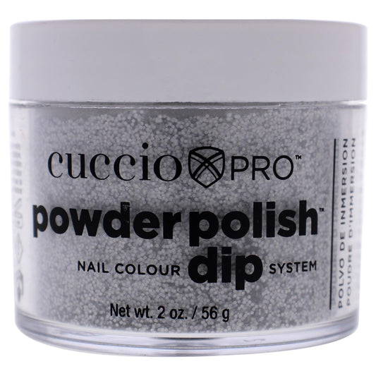 Pro Powder Polish Nail Colour Dip System - Deep Silver Glitter by Cuccio Colour for Women - 1.6 oz Nail Powder Beauty & Personal Care Cuccio