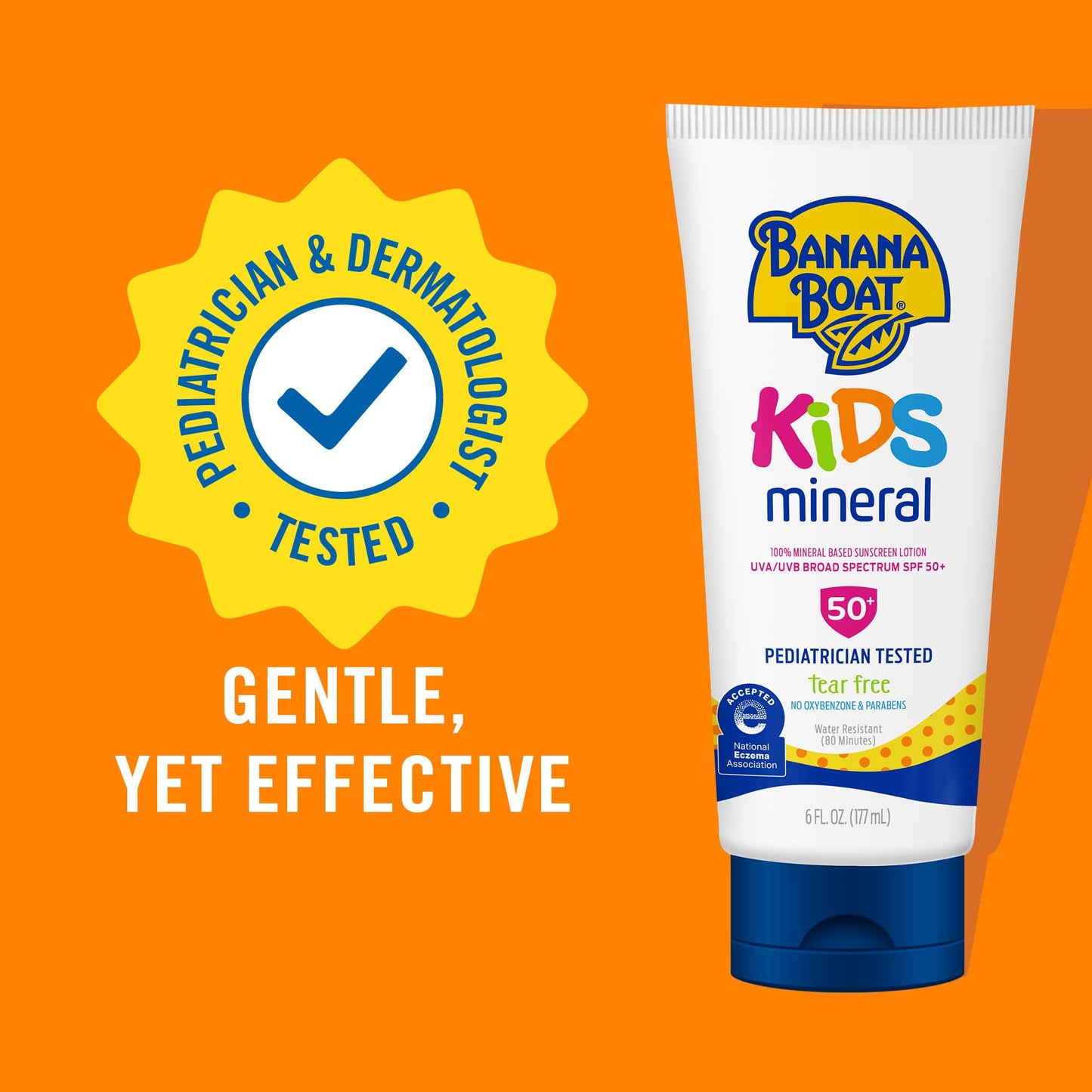 Banana Boat 100% Mineral Kids Sunscreen Lotion SPF 50, Twin Pack | Banana Boat Mineral Sunscreen for Kids, Childrens Sunblock SPF 50, Oxybenzone Free Beauty & Personal Care Banana Boat
