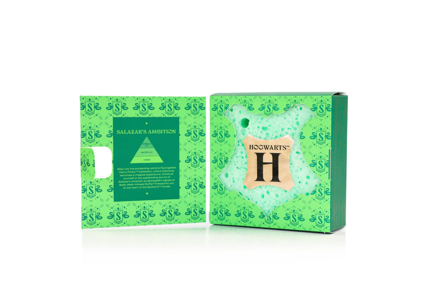 Spongelle HARRY POTTER SLYTHERIN BODY WASH INFUSED BUFFER- SALAZAR'S AMBITION Beauty & Personal Care SPONGELLÉ