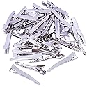 BronaGrand 100 Pieces 45 mm Metal Alligator Hair Clips Pins with Teeth Beauty & Personal Care BronaGrand
