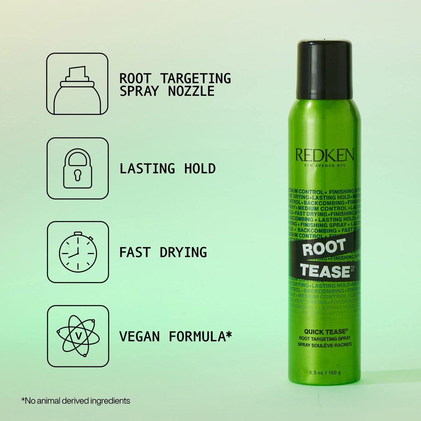 Redken Quick Tease 15 Backcombing Finishing Spray, For All Hair Types, Enhances Texture & Volume, Maximum Control, 5.3 Oz Beauty & Personal Care Redken