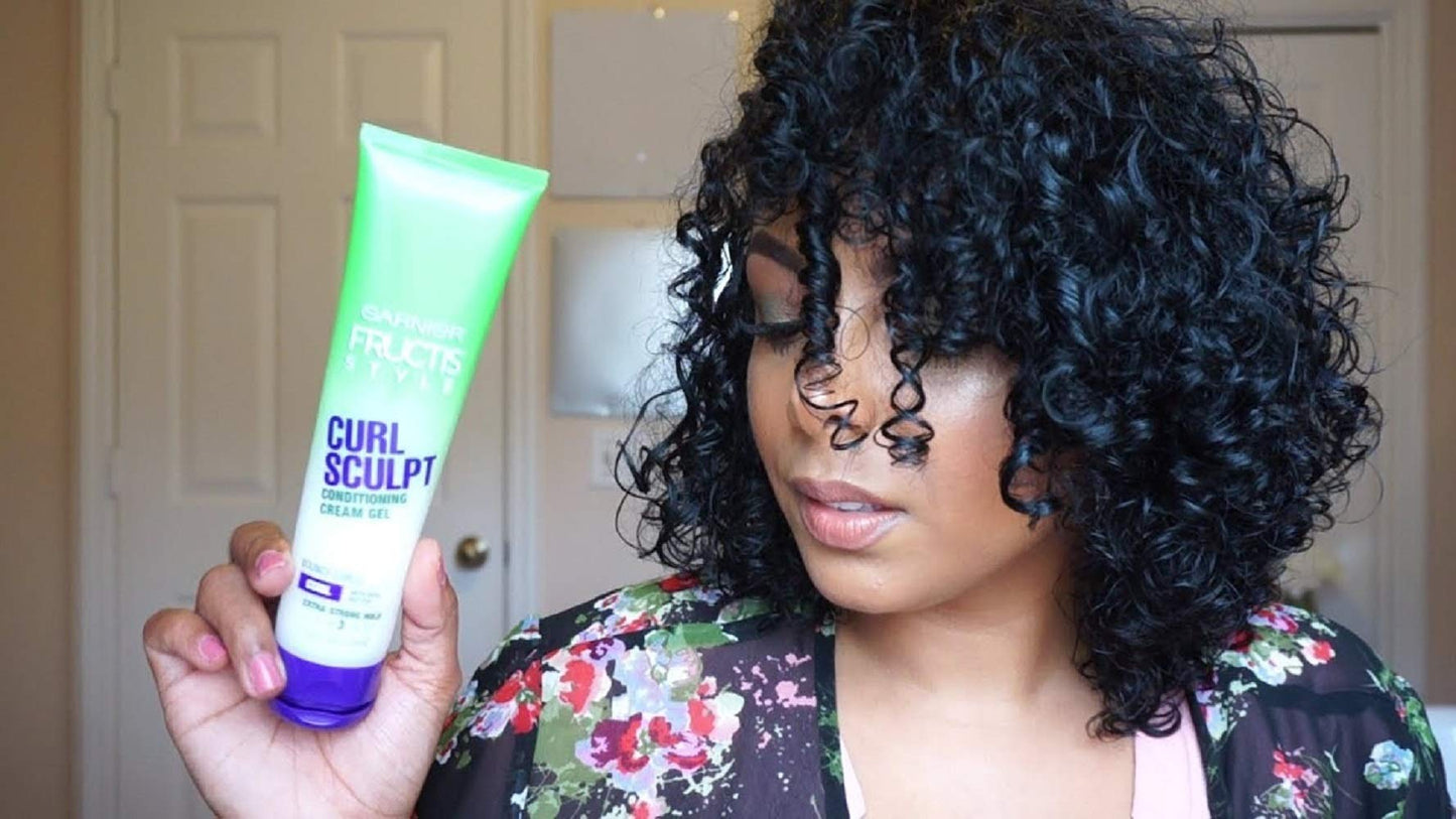 Garnier Hair Care Fructis Style Sculpt Conditioning Cream Gel, Curl, 5.1 oz (Pack of 3) Beauty & Personal Care Garnier