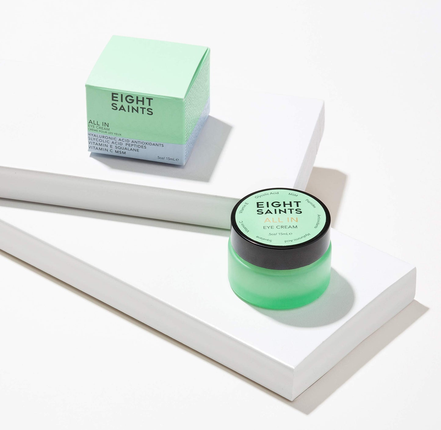 Eight Saints Skin Care All In Eye Cream, Natural and Organic Anti Aging Under Eye Cream to Reduce Puffiness, Wrinkles, and Under Eye Bags, Dark Beauty & Personal Care Eight Saints