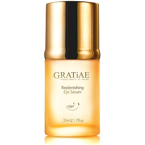 Gratiae Organic Replenishing Eye Serum - Cosmetic Eye Care with Vitamin E, 1.02 fl oz Beauty & Personal Care Gratiae