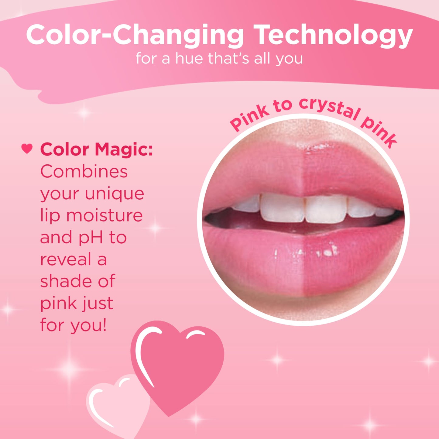 Softlips Magic Color Lip Balm, Crystal Pink Tint, Color-Changing Lip Care, Hydrating, 10-Hour Moisture for All-Day Softness, Berry Pop Flavor, 1 Tube Beauty and Personal Care SoftLips
