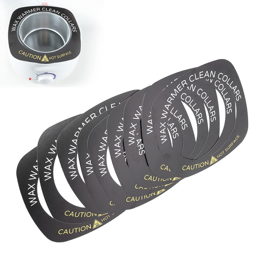 Brrnoo 10pcs Professional Wax Warmer Collar, Wax Heater Protective Ring Accessory for Most Standard Size Wax Heaters () Beauty and Personal Care Brrnoo