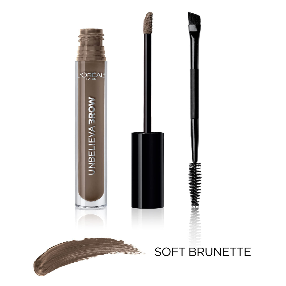 L'Oreal Paris Unbelieva-Brow Longwear Waterproof Tinted Brow Gel, Smudge-resistant, Transfer- Proof, Quick Drying, Easy and quick application