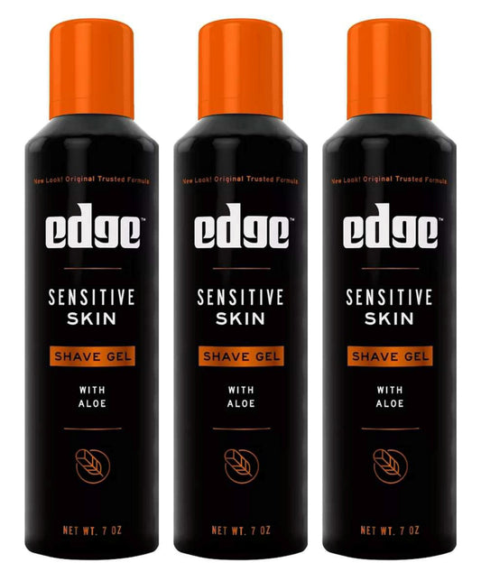 Edge Shave Gel Sensitive 7 Ounce (207ml) (3 Pack) Beauty and Personal Care Edge