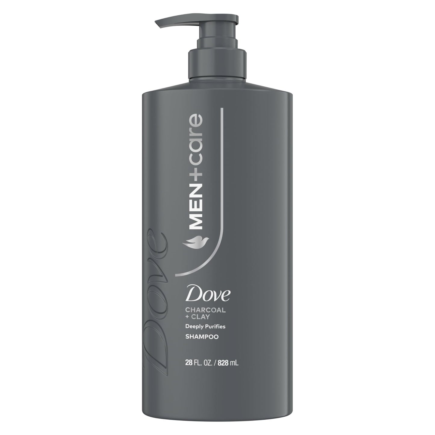 DOVE MEN + CARE Shampoo 1 count Charcoal + Clay for Real Hair that Powers Up Hair Strength, with Deep Purifying Benefits, 28 Fl oz Beauty and Personal Care DOVE MEN + CARE