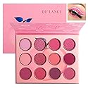 Pink Eyeshadow Palette,12 Colors Peach Matte & Shimmer Highly Pigmented Pink Mini Makeup Eyeshadow Pallet, Warm Natural Blendable Long Lasting Beauty & Personal Care BEUSELF