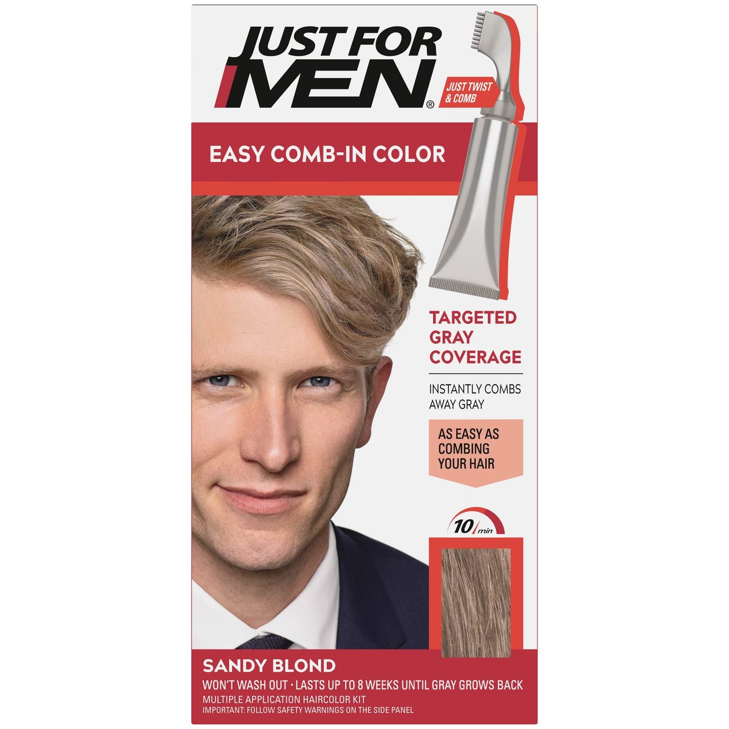 Just For Men Sandy Blonde Size 1ct Just For Men Sandy Blonde Beauty & Personal Care Just for Men
