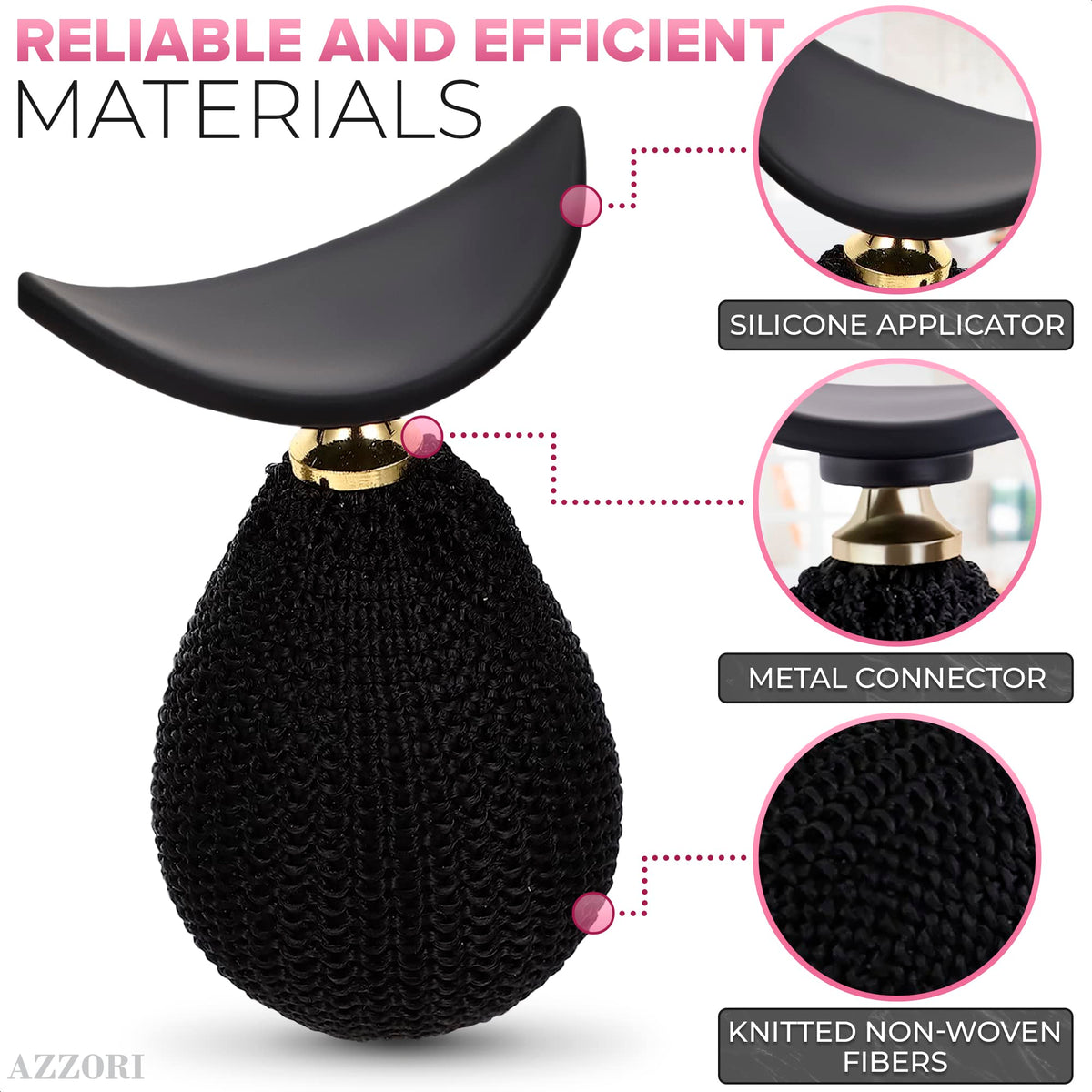 Eyeshadow Stamp - Winged Eyeliner Stamp for Quick Eye Looks, Eye Liner Stencil Tool with Soft Silicone Edge for Smooth Crease - Reusable Eyeshadow Beauty & Personal Care AZZORI