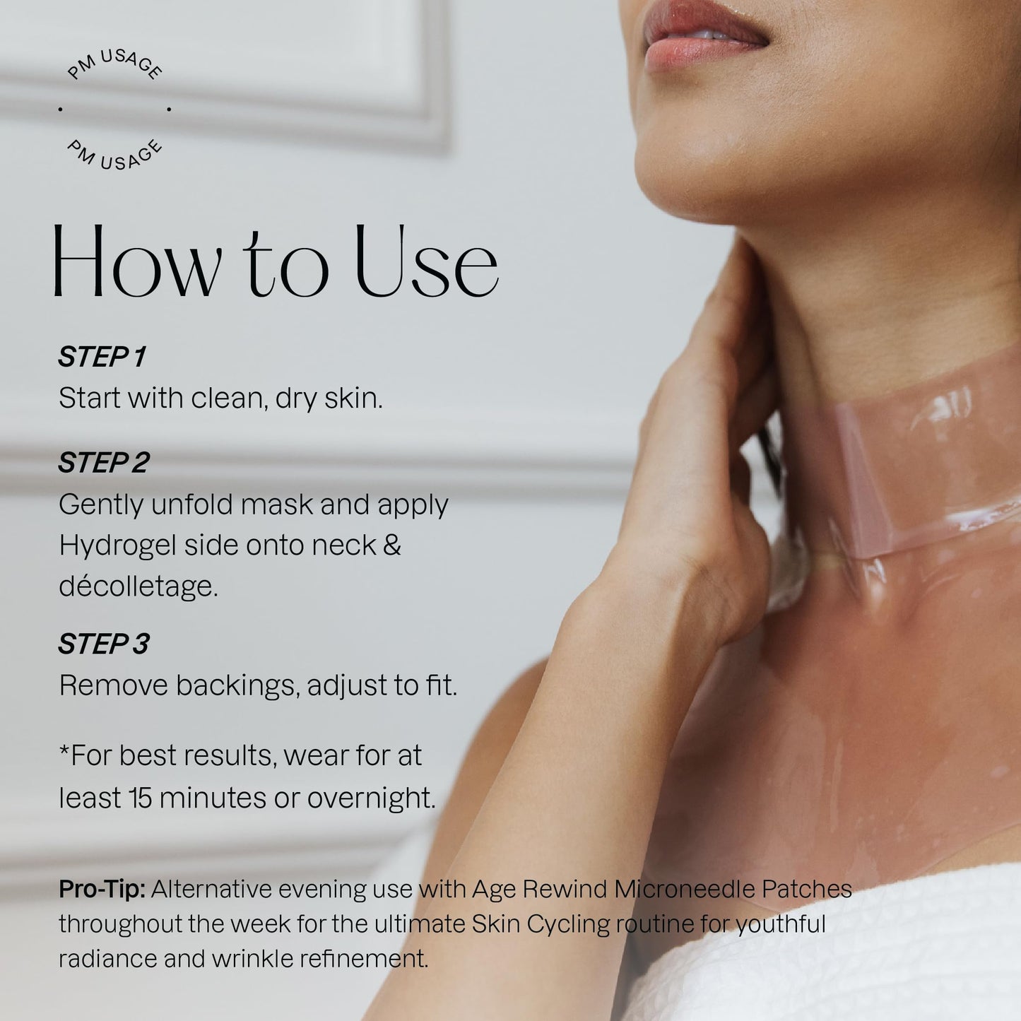 Karuna Collagen Neck & Chest Hydrogel Mask 1-Pack | Firming & Hydrating K-Beauty Masks with Collagen, Peptides & Niacinamide | For Wrinkles & Sagging Beauty & Personal Care Karuna