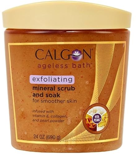 Calgon Ageless Bath Exfoliating Mineral Scrub and Soak, 24 Ounce Beauty & Personal Care Calgon