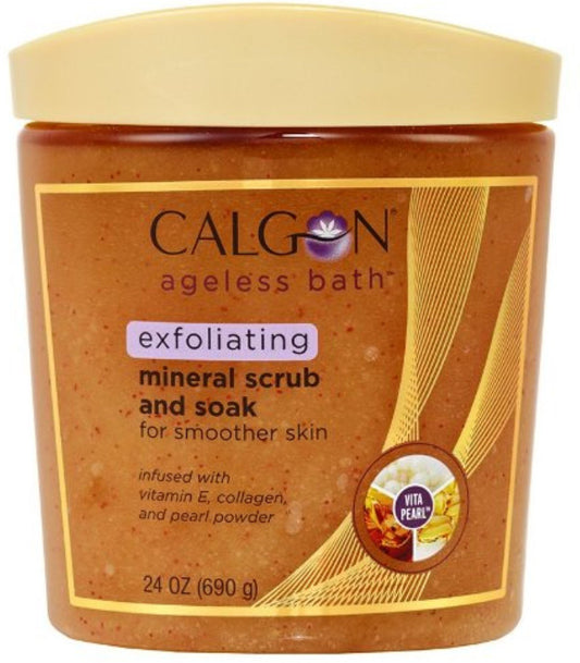 Calgon Ageless Bath Exfoliating Mineral Scrub and Soak, 24 Ounce Beauty & Personal Care Calgon