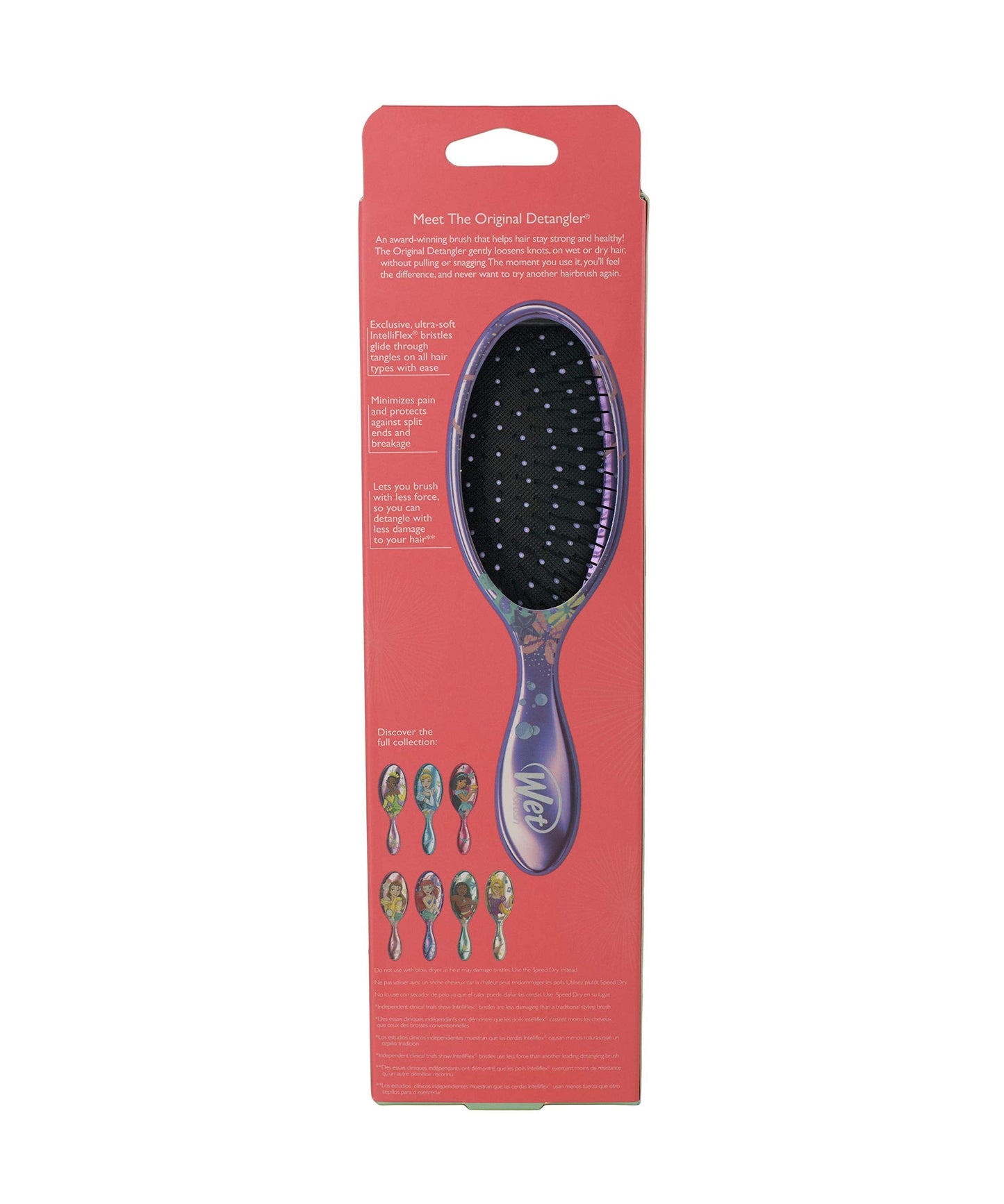 DISNEY PRINCESS WHOLEHEARTED ORIGINAL DETANGLER-ARIEL PURPLE Beauty & Personal Care Wet Brush