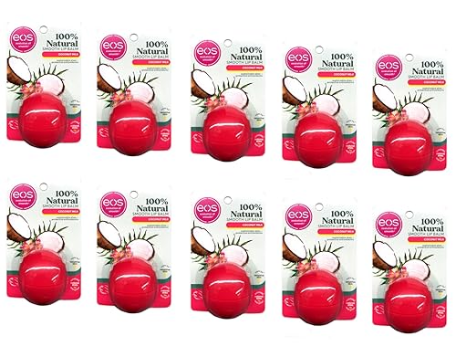 eos Coconut Milk Lip Balm 0.25 Oz. (Pack of 10) Beauty & Personal Care eos