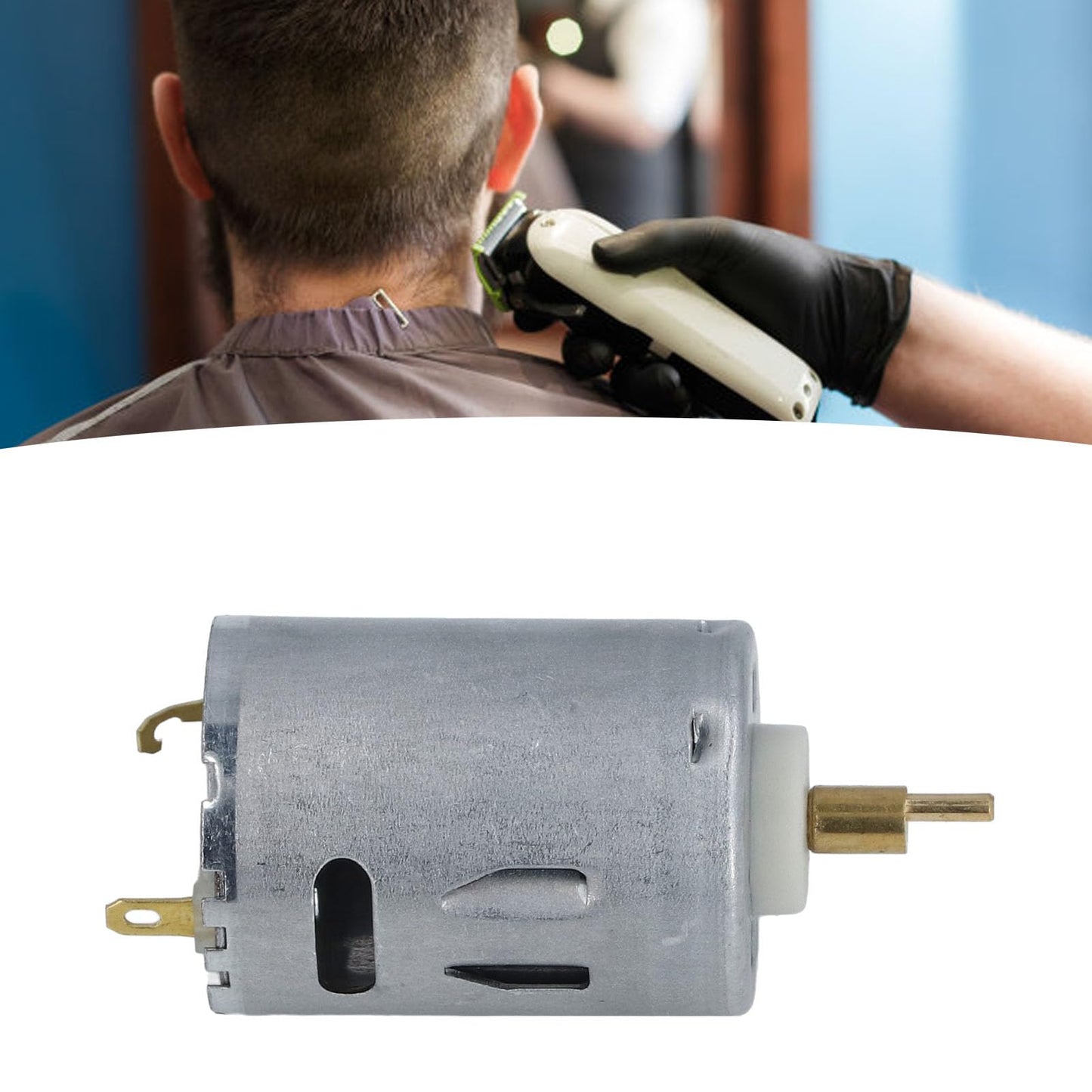 6500RPM High-Speed Replacement Motor for Hair Clipper DIY Maintenance Parts Compatible with 8148 8591 8504 Models Beauty and Personal Care Ymiko