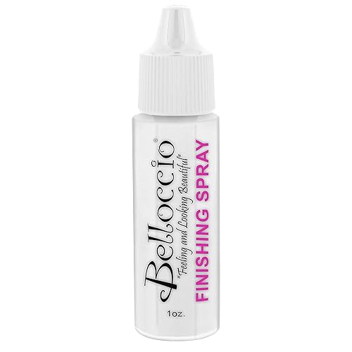 Belloccio Airbrush Makeup Finishing Spray & Setting Mist, 1 oz. Bottle - Long Lasting, Prevents Smudging and Fading - Sets Cosmetic Foundations Beauty & Personal Care Belloccio