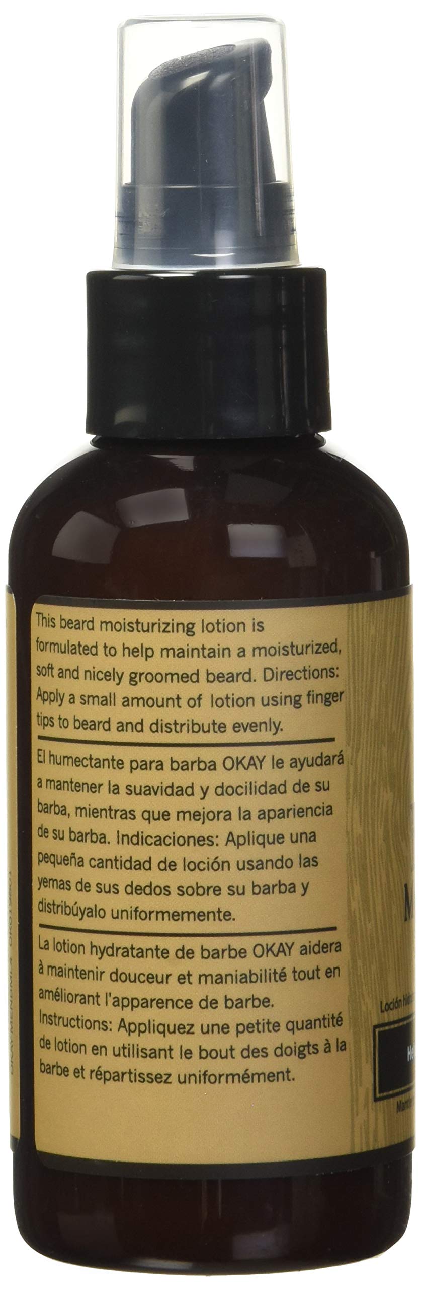 OKAY Men's Beard Moisturizing Lotion, 4 Ounce Beauty & Personal Care OKAY
