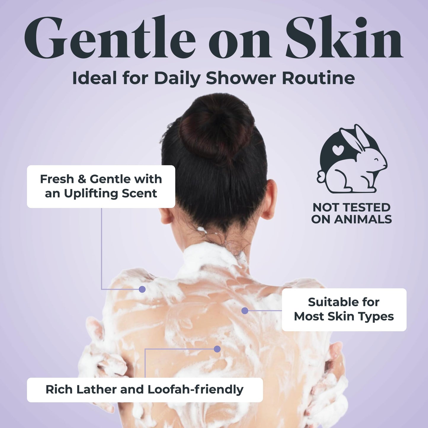 White Rain Lavender Moisturizing Body Wash for Women & Men - Lavender Body Wash for Dry Skin, Gentle Paraben-Free Formula with Botanical Extracts Beauty & Personal Care White Rain