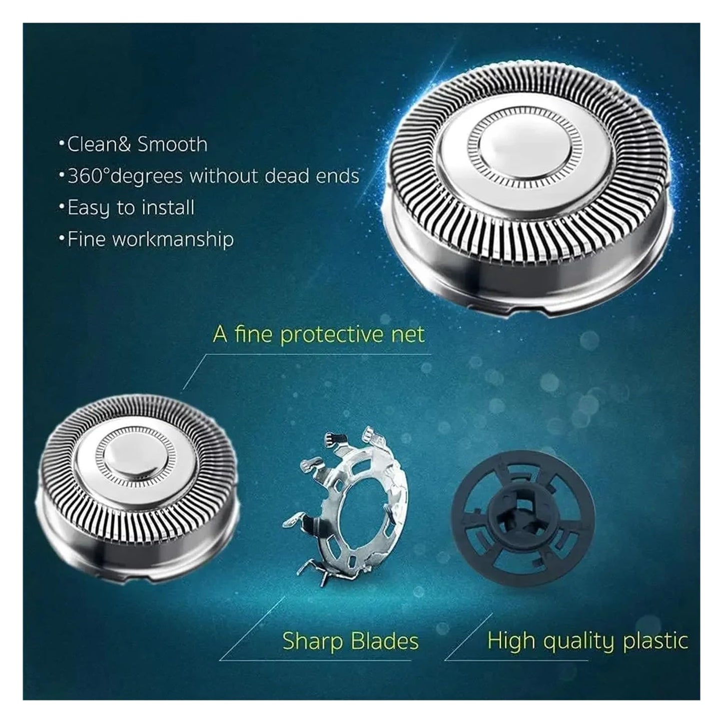 SH71 Replacement Heads ?Compatible For Norelco?Shaver Series 7000 And 5000,Blade For Philips Norelco S7782 S7788(3pc-SH71) Beauty and Personal Care ZFGANTWC
