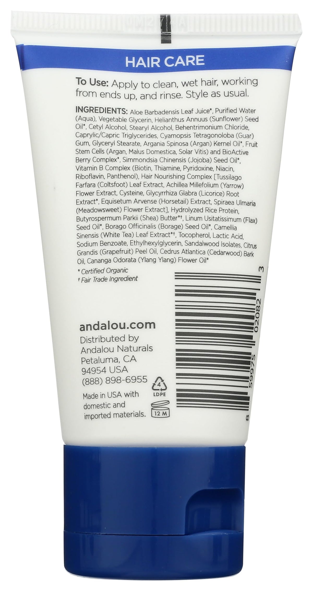 Andalou Naturals Argan Stem Cell Age Defying Conditioner, 50 ML