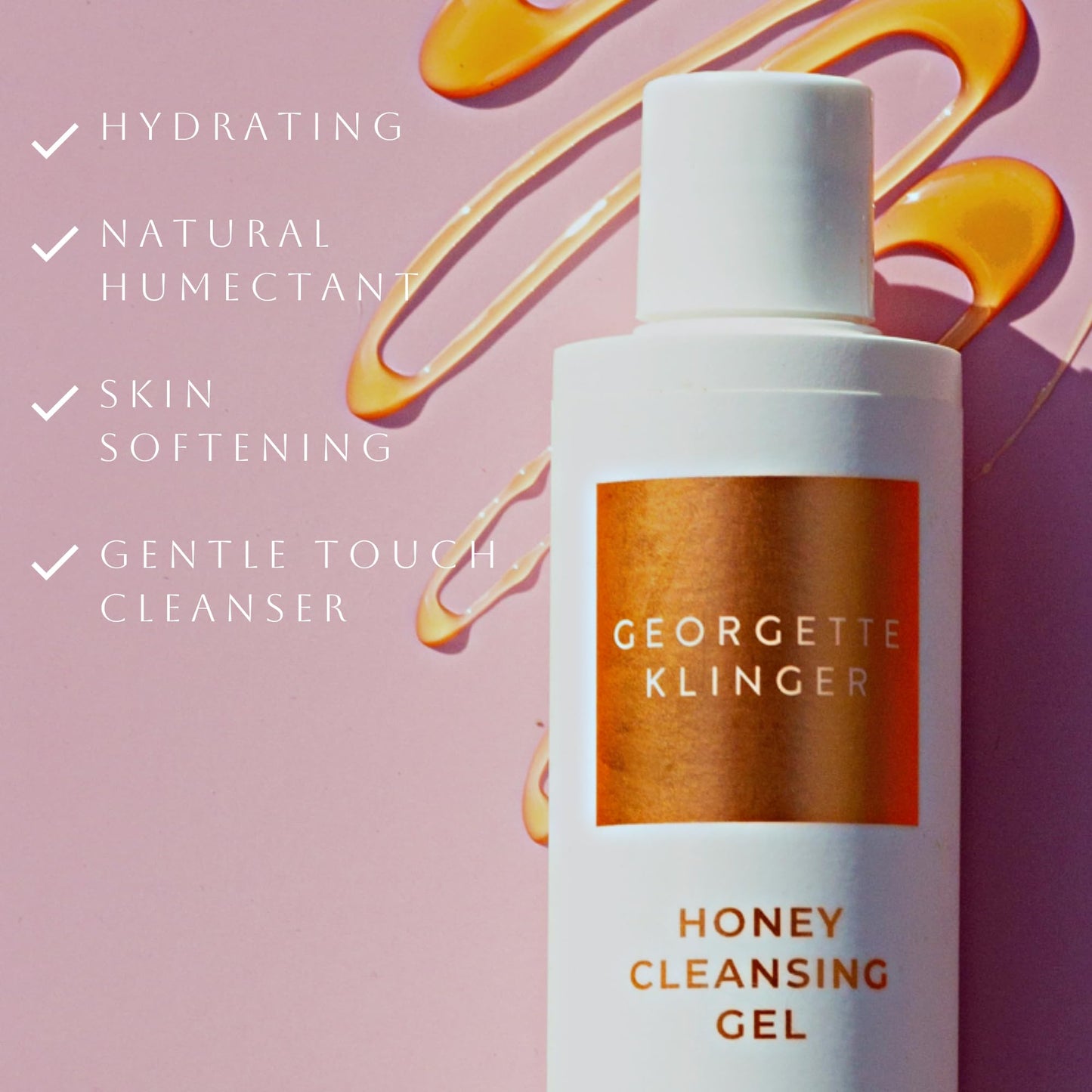 Georgette Klinger Honey Cleansing Gel - Gentle, Hydrating Cleanser, Daily Face Wash, Removes Dirt, Free Radicals with Moisturizing Manuka, Honeysuckle Beauty & Personal Care Georgette Klinger