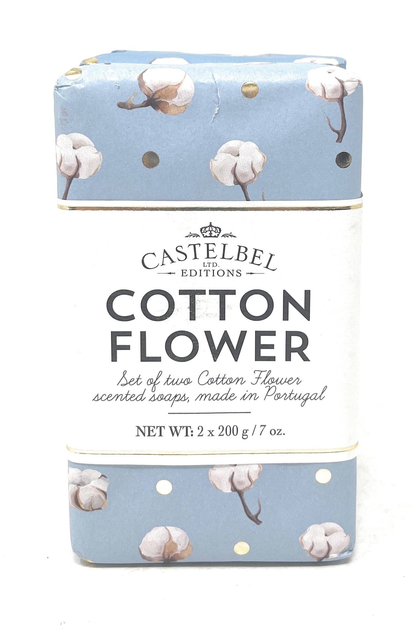 Castelbel 2 Set - Cotton Flower Scented Soaps Beauty & Personal Care Castelbel