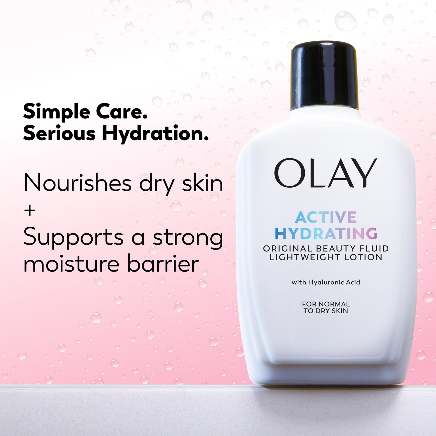 Olay Face Moisturizer, Active Hydrating Beauty Fluid Lotion, Original Facial Moisturizer, 4 Oz. (Pack of 2) Beauty & Personal Care Olay
