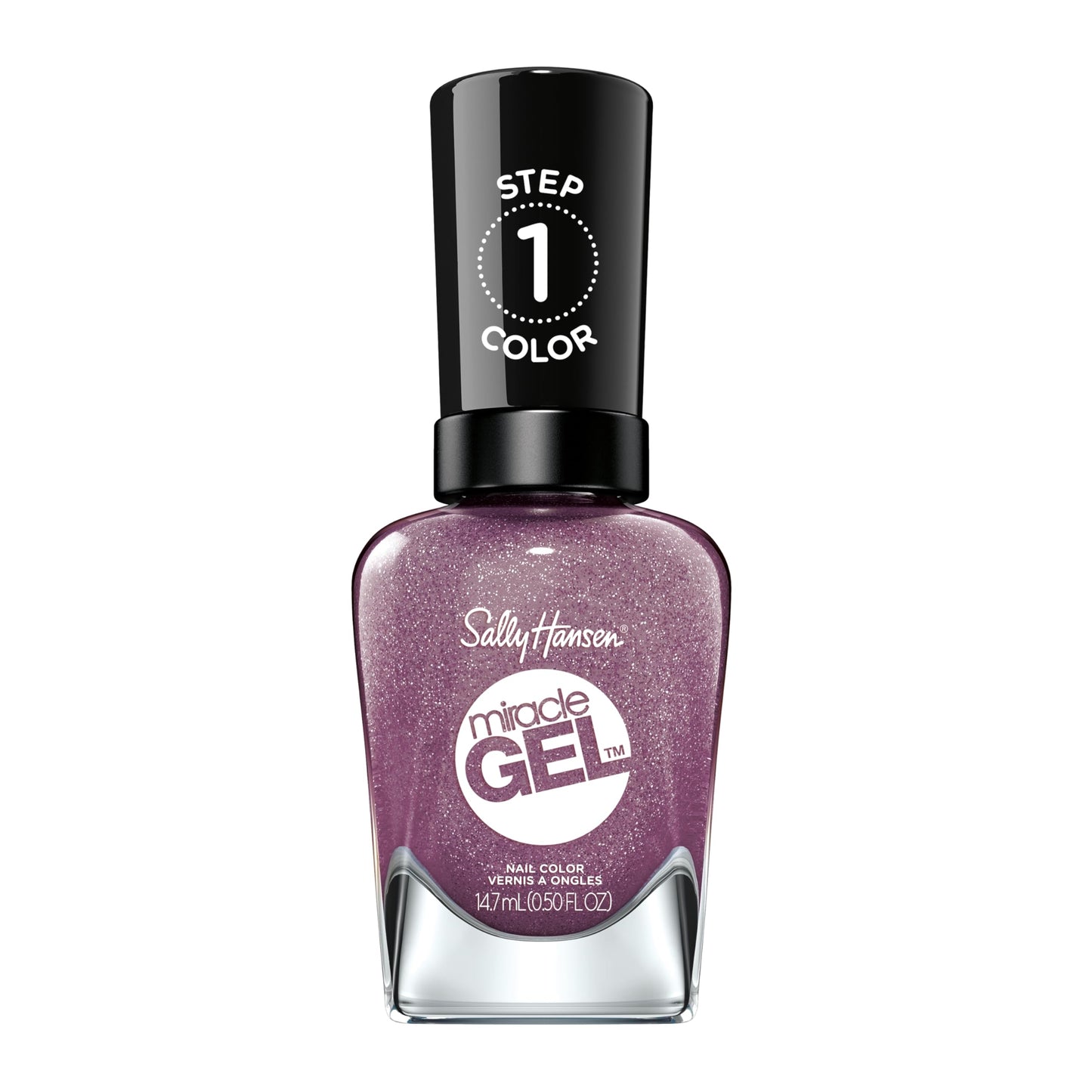 Sally Hansen Miracle Gel™, Metro Midnight, Long Lasting, Gel-Like Formula, No UV Lamp Needed, Purple Nail Polish Beauty & Personal Care Sally Hansen