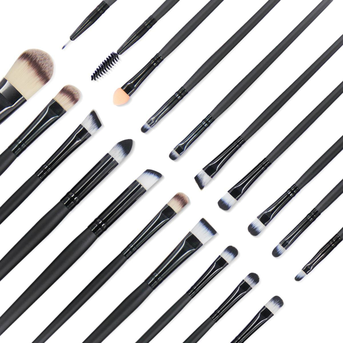 EmaxDesign 20 Pieces Makeup Brush Set Professional Face Eye Shadow Eyeliner Foundation Blush Lip Makeup Brushes Powder Liquid Cream Cosmetics Blending Beauty & Personal Care EmaxDesign