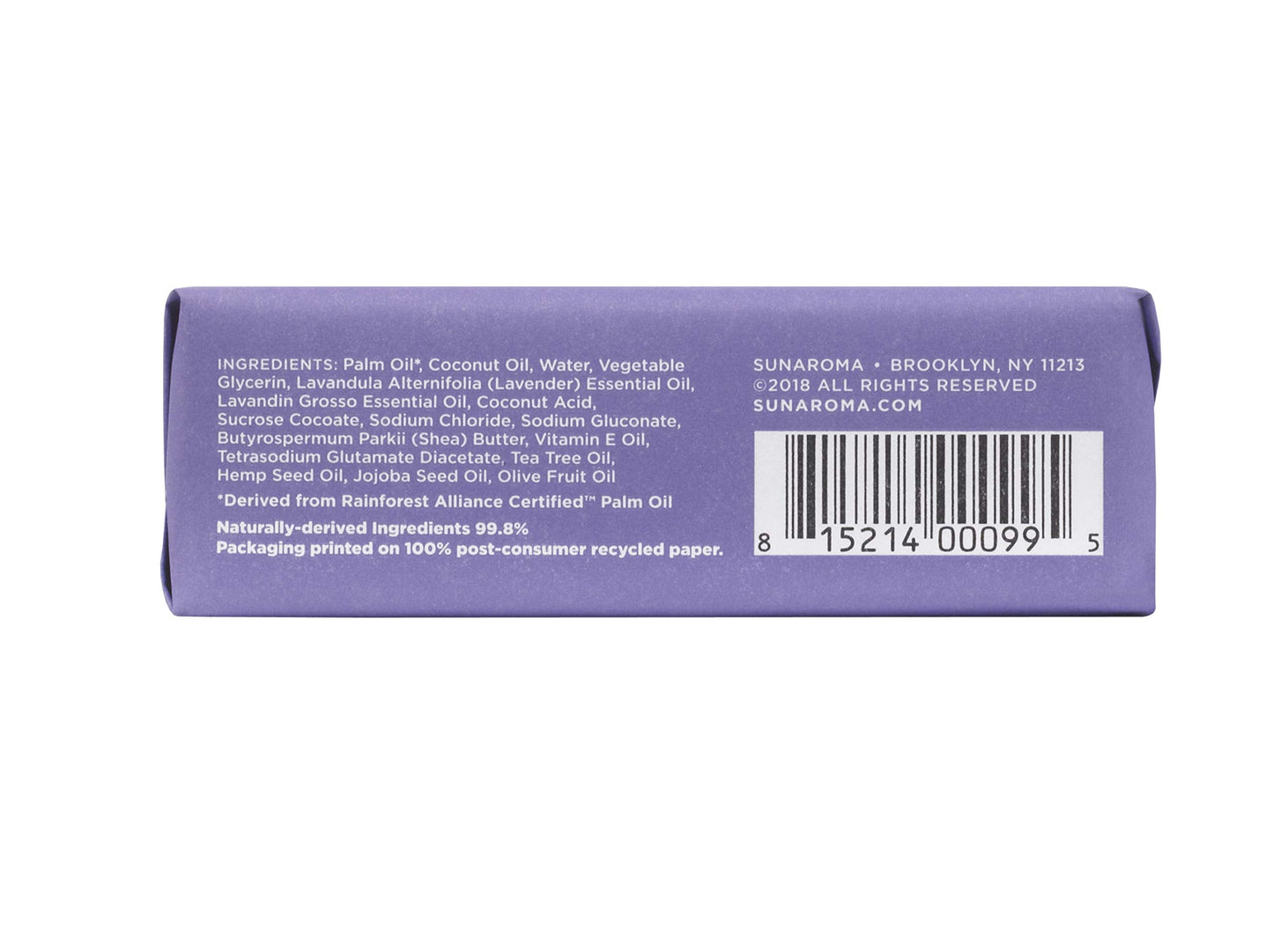 Sunaroma Lavender W/Shea Butter & Vitamin E Oil Soap (Pack of 1) Beauty & Personal Care SUNAROMA