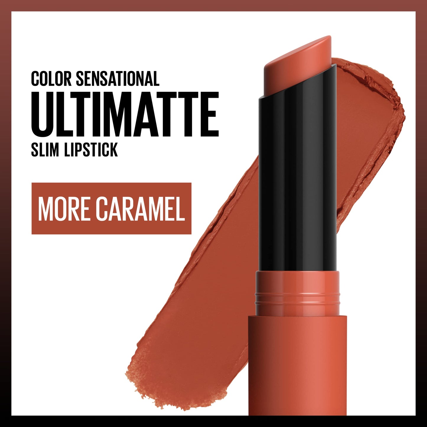 Maybelline Color Sensational Ultimatte Matte Lipstick, Non-Drying, Intense Color Pigment, More Caramel, Caramel Nude, 1 Count Beauty & Personal Care MAYBELLINE