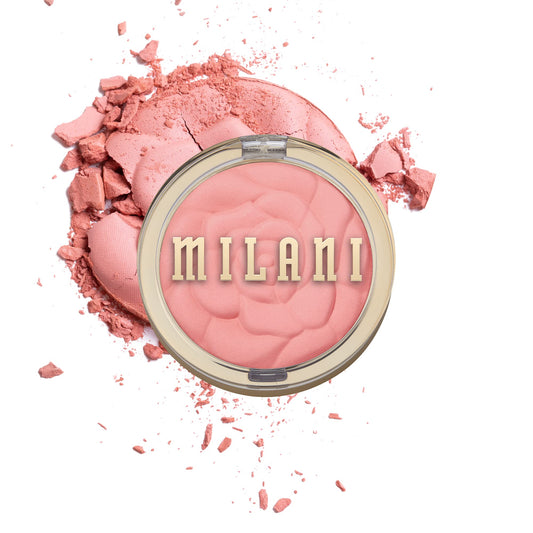 Milani Rose Blush, Powder Blush for Cheeks, Cruelty Free Makeup - Shape, Contour & Highlight Face for a Natural Matte Finish -Tea Rose Beauty & Personal Care Milani