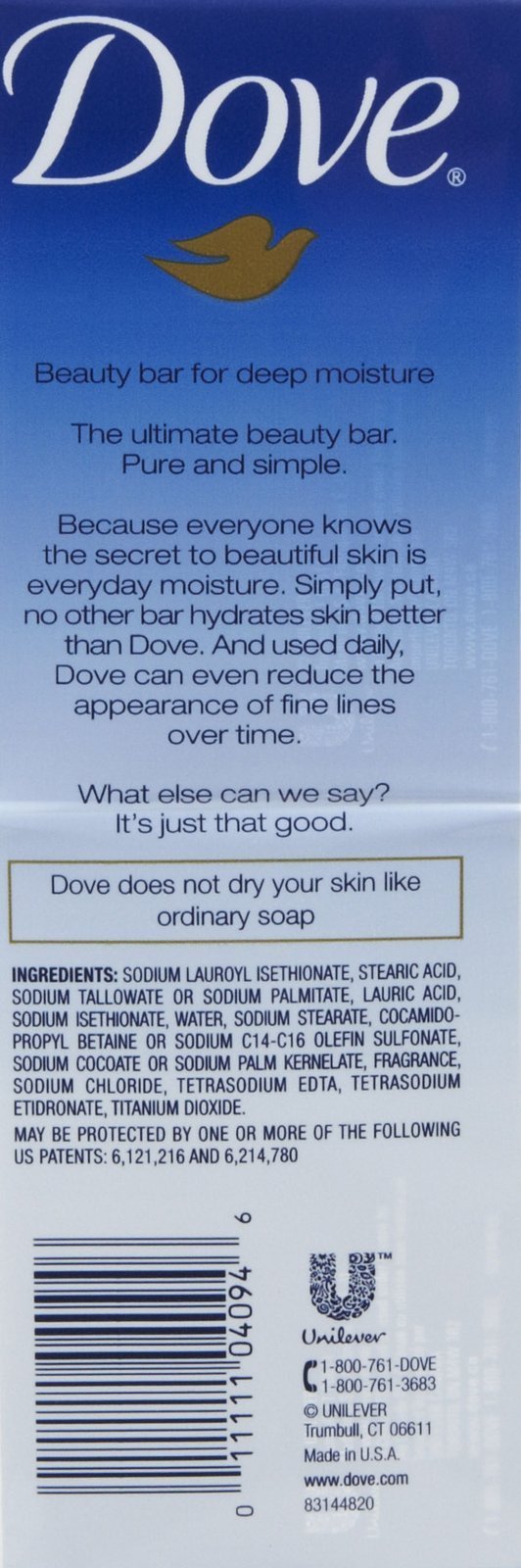 Dove Beauty Bar - White - 3.17 oz - 6 ct Beauty & Personal Care Dove