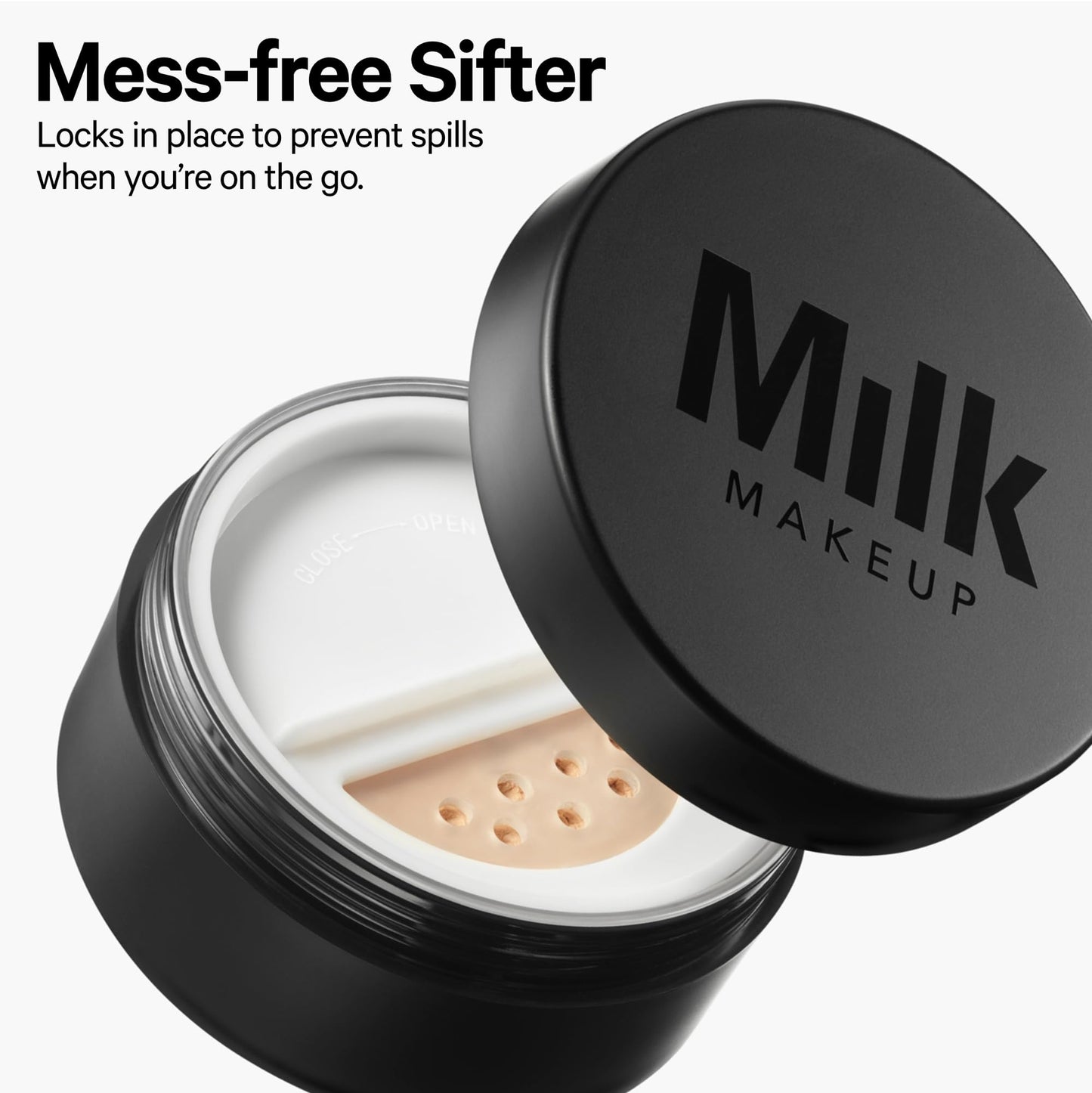 Milk Makeup Pore Eclipse Matte Translucent Setting Powder - Controls Shine, Blurs Pores + Sets Makeup Up to 16 Hours - Weightless, Talc-Free Formula Beauty & Personal Care Milk Makeup