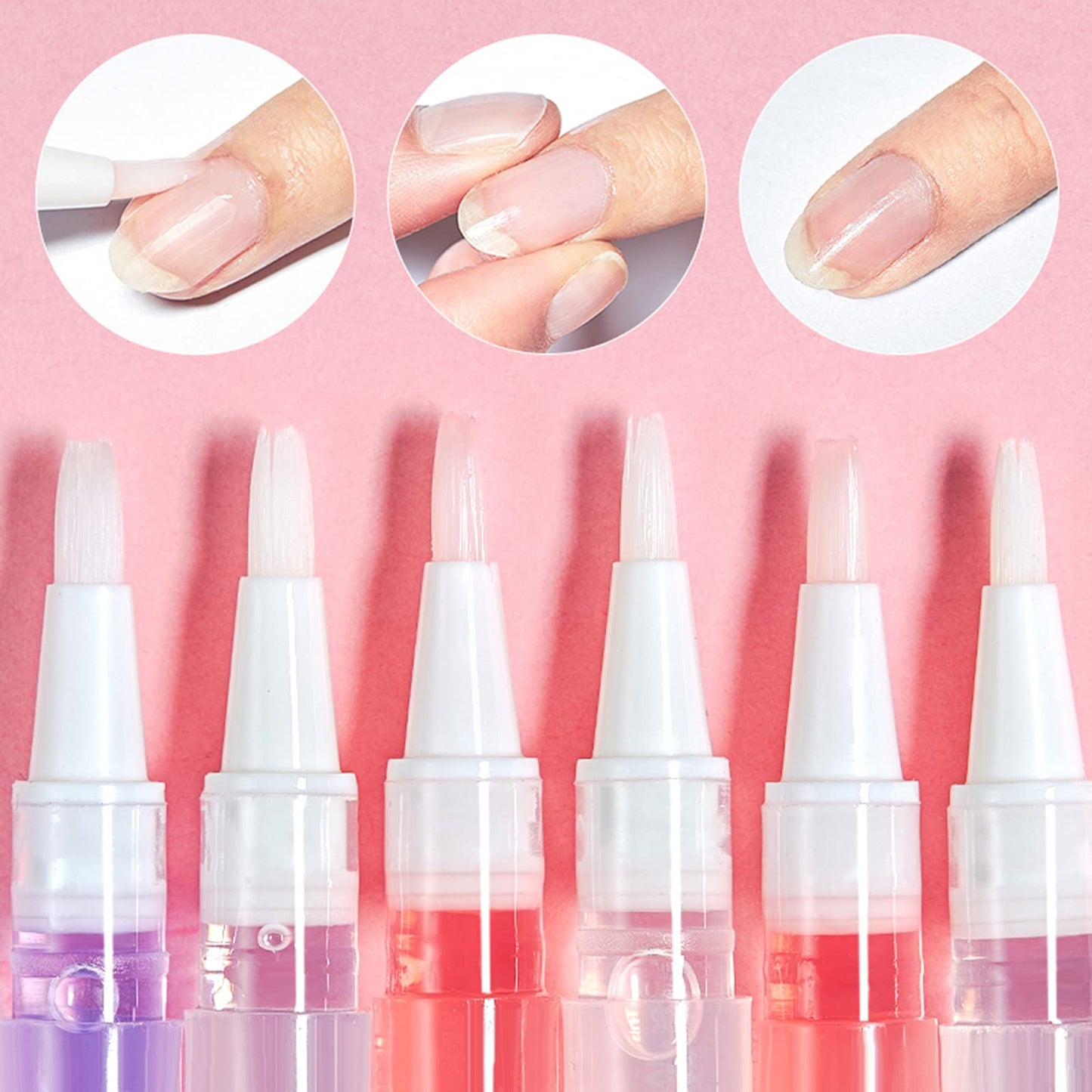SULLMAR Nail Cuticle Oil Pen 28Pcs Nail Care Oil Pen Nail Nourishment Polish With Vitamins Moisturized Gel Repair For Gel Nails Care Beauty & Personal Care SULLMAR