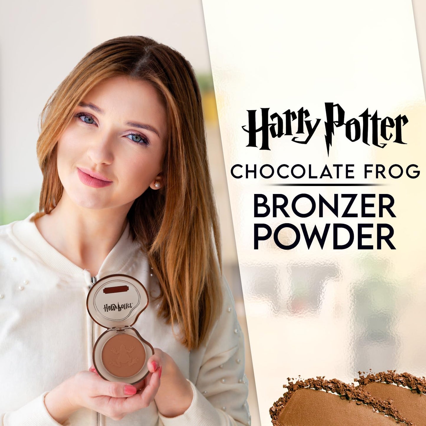 Profusion Cosmetics Harry Potter Holiday Chocolate Frog Bronzer Powder, Soft Matte Face Bronzer, Long-Lasting Natural Sun-Kissed Bronzing Finish Beauty & Personal Care Profusion Cosmetics