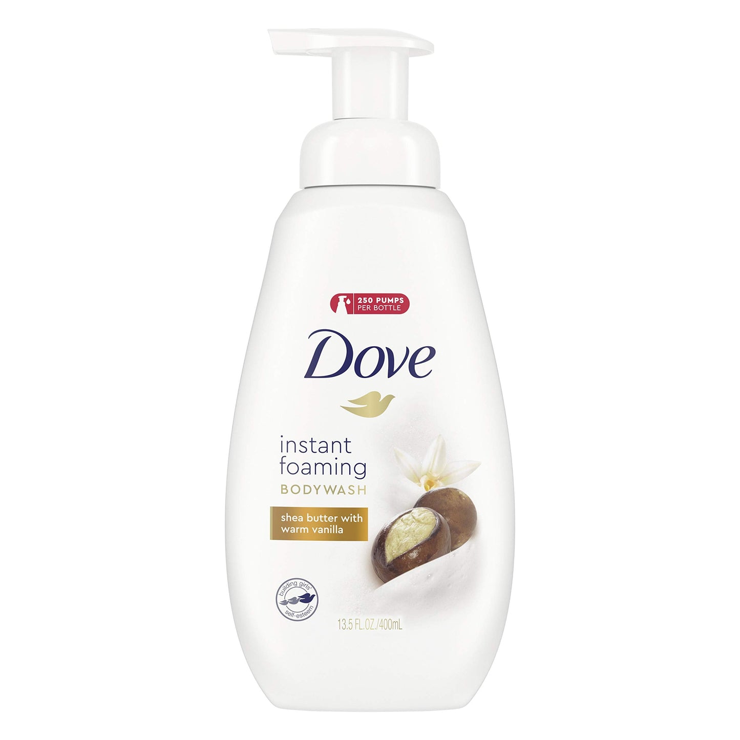 Dove Shower Foam Shea Butter With Warm Vanilla Foaming Body Wash, 13.5 Oz Beauty & Personal Care Dove