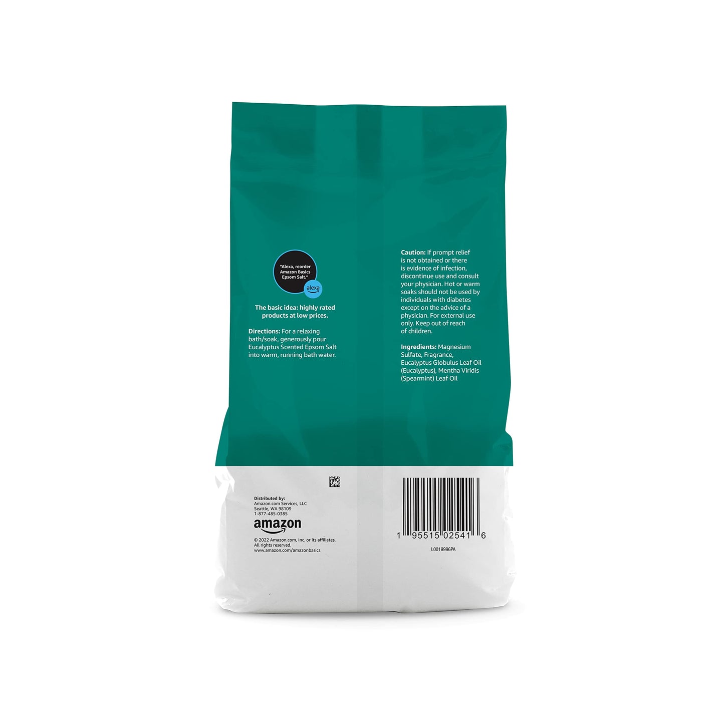 Amazon Basics Epsom Salt Soaking Aid, Eucalyptus Scented, 3 Pound Beauty and Personal Care Amazon Basics